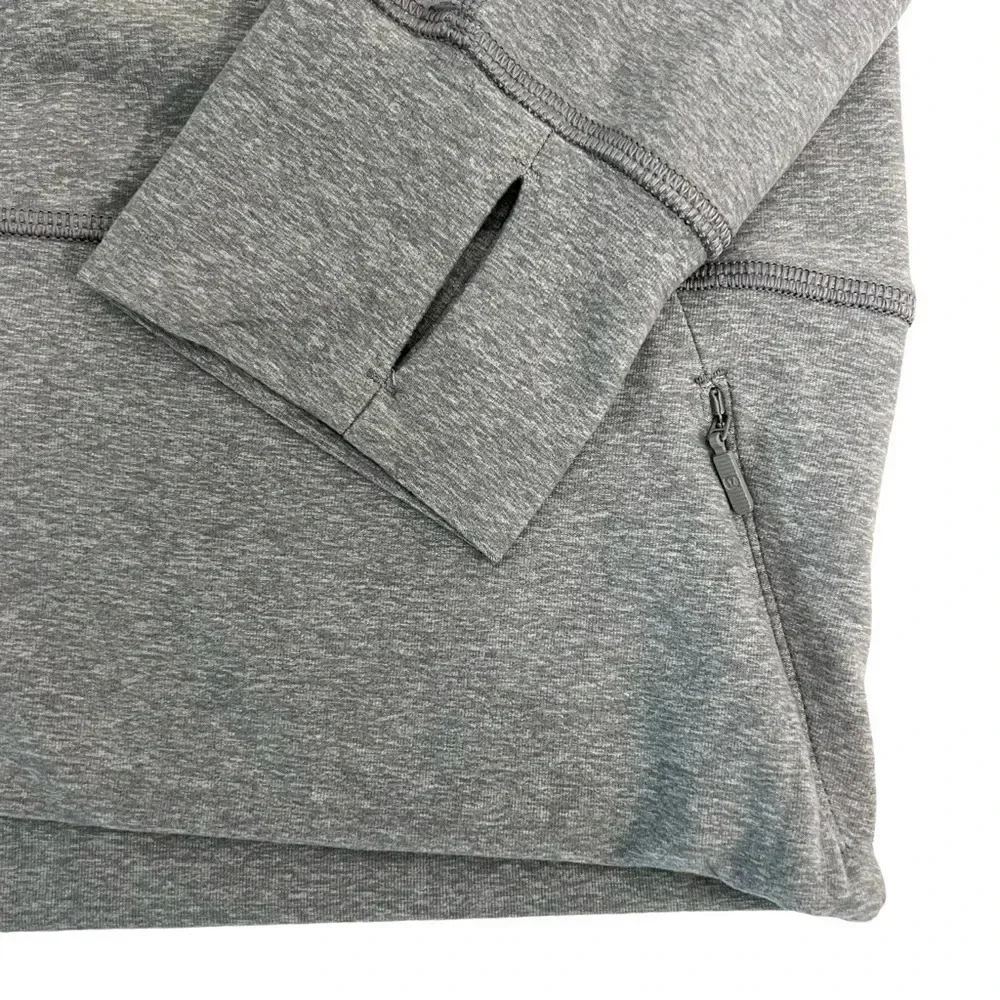 Lululemon Ready to Rulu Pullover Heathered Raceway Grey Sweatshirt Athleisure 8